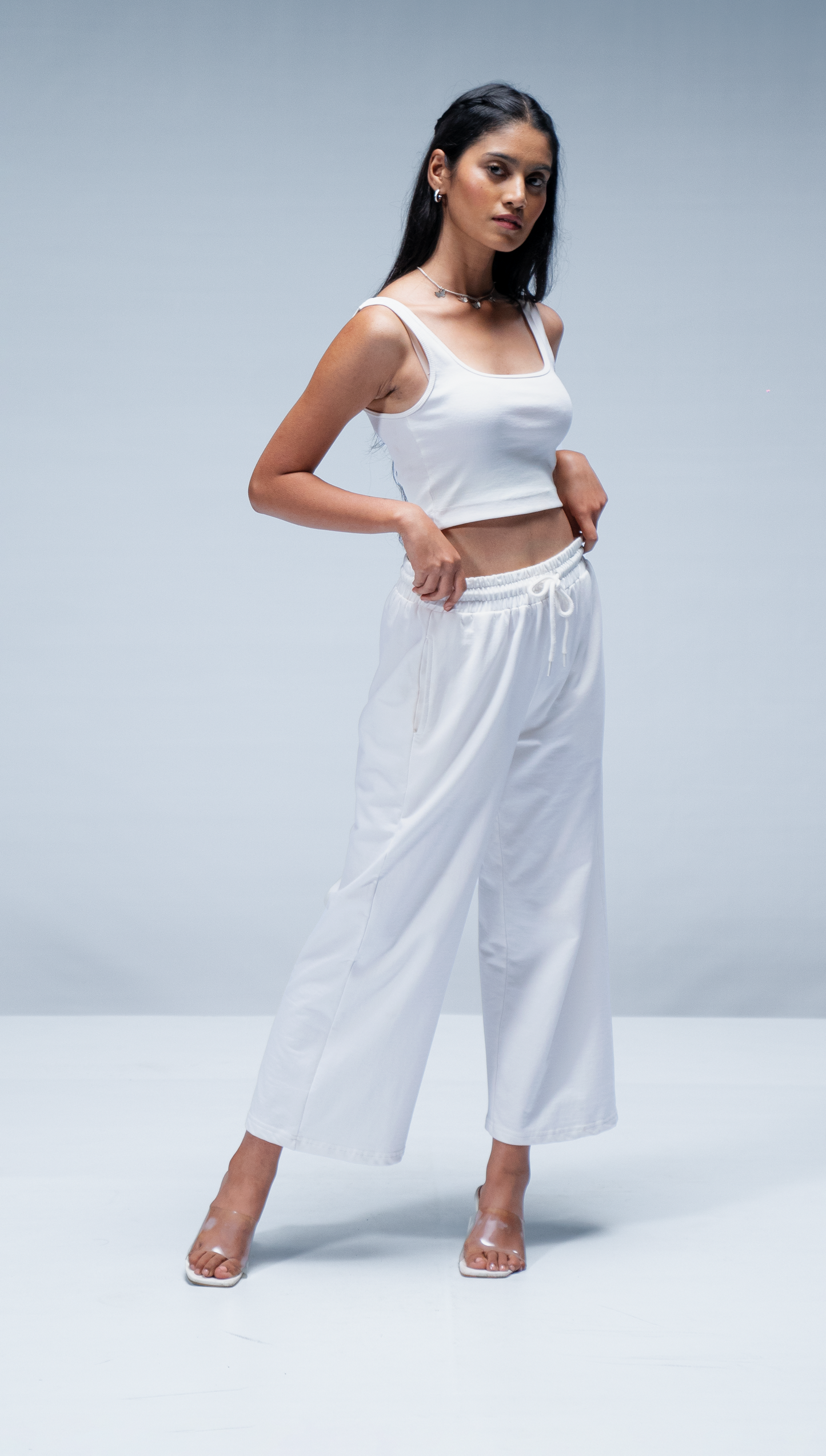 Wide-Leg Sweatpants