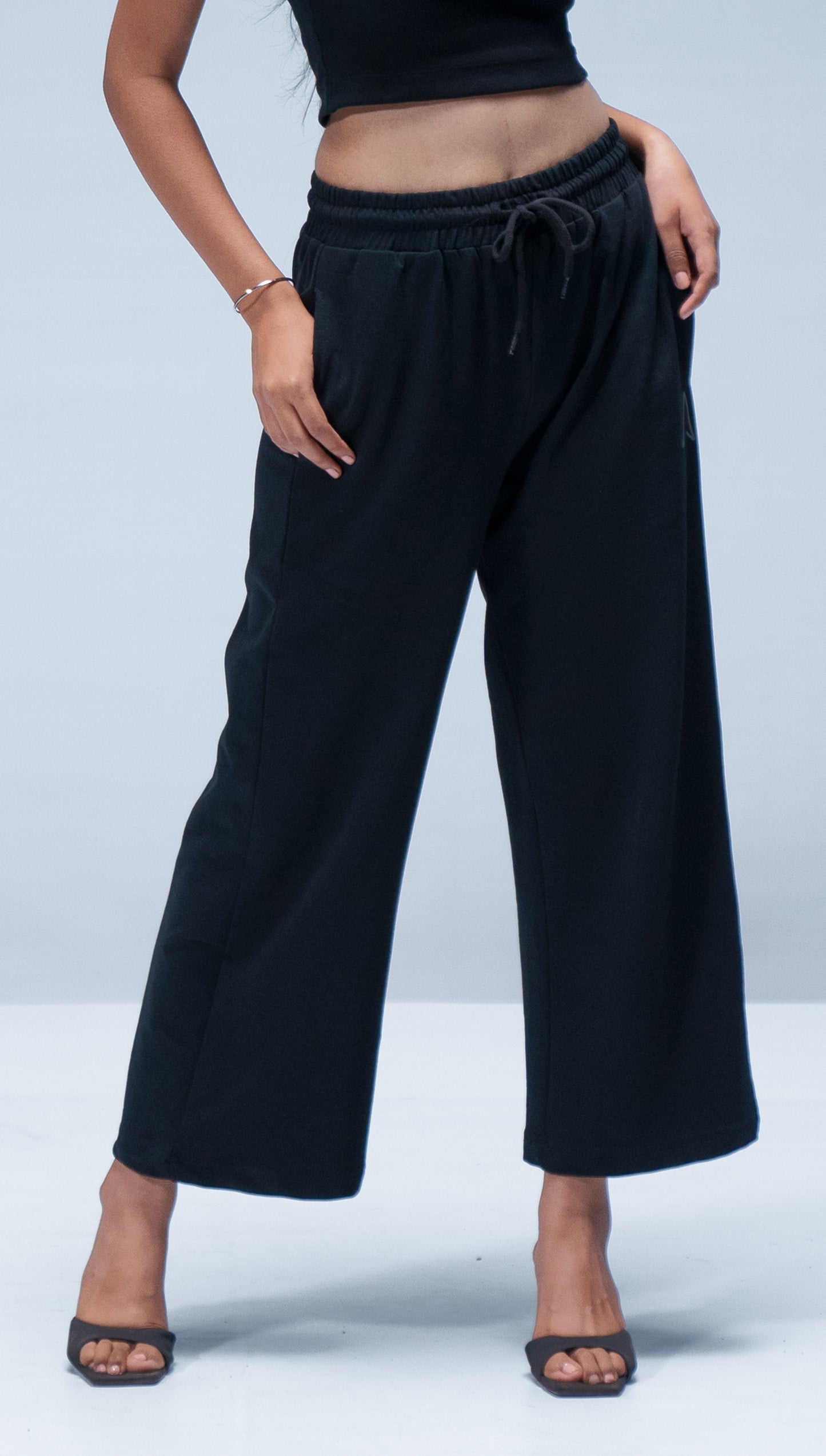 Wide-Leg Sweatpants